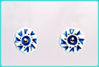 Mini Mandala Button Earrings