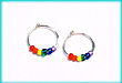 Mini Rainbow Earrings